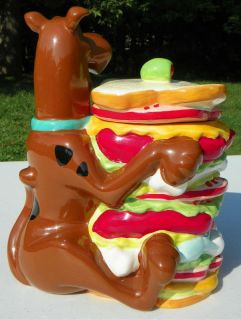 Warner Bros Scooby Doo Sandwich Ceramic Cookie Jar