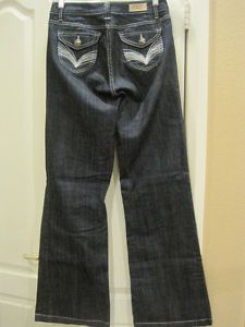 Celebrity Pink Jeans Size 5 Dark Blue Stitched Pockets
