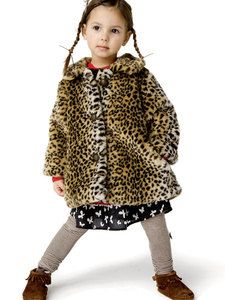 Catimini Faux Leopard Coat 2012 Sizes 18M 4 $129