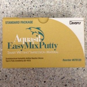 Dentsply Caulk Aquasil Easy Mix Putty Smart Wetting Dental Impression 
