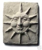 Carruth Studio Cement Sun Plaque 107 New