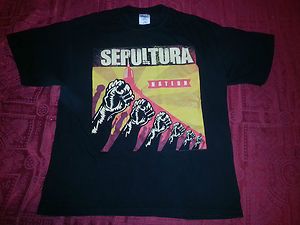   Nation band T Shirt Size XL Extra Large Pre owned (Soulfly) (Cavalera