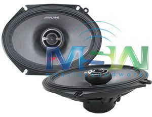   Way Type R Coaxial Car Speakers 6x8 Pair SPR68 793276011084
