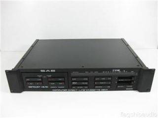 SAE C102 C 102 Stereo Cassette Tape Player Dolby B C AS IS