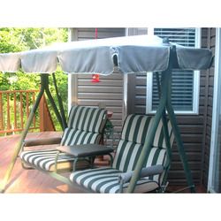  2SEATER Arm Rest Swing Replacement Canopy Green