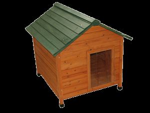 features of the crown cedar dog house durable waterproof structure 