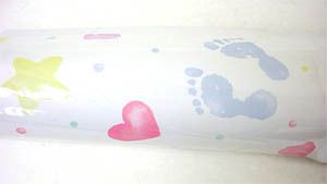 Baby Prints Design Cellophane Wrap 30 x 100