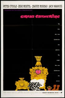 Great Catherine 1968 Original Movie Poster   Near Mint