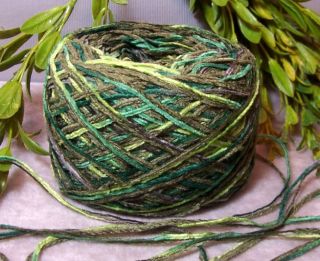 Chaparral Yarn Greens Worsted Weight Chenille Combo Ood
