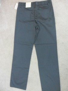 Dressbarn Size 4 Gray Casual Pants Slacks Cotton Blend Bootcut