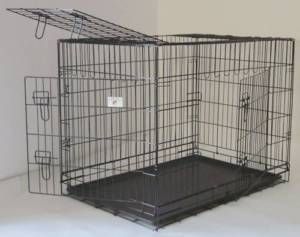 Large 42 New Folding Dog Crate Cat Cage Kennel 3 Door