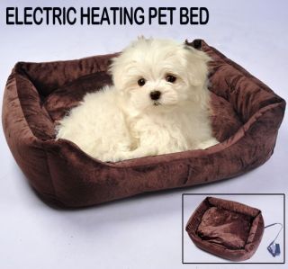   Electric Dog Cat Heat Pet Bed Pad Warmer House Litter Animal Coffee