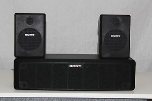 Sony SS CR400 Center Channel and Surround Speakers