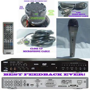 Karaoke Player Cavs 203G USB CD G SCDG CDG CD  DVD