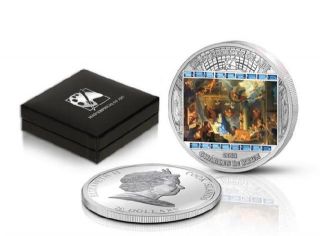Cook Islands 2011 20$ Masterpieces of Art Charles Le Brun Coin 