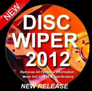 Disc Wiper CD Hard Drive Cleaner Disk Data Erase 1