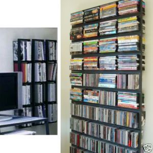 2NEW IKEA CD DVD Holder Racks Wall Shelf Media Storage Rack