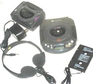   Portable Sport CD cassette player AC Cassette Adapter case