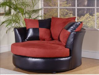 Swivel Barrel Chair w Loose Pillows 10 Colors Available