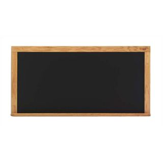 Marsh Candeluxe Steel Rite Chalkboards Oak Frame 4 x 6 Green 