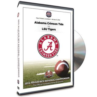 Alabama Crimson Tide 2012 BCS National Championship Game DVD