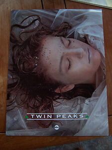 Twin Peaks Laura Palmer ABC SIGNED Sheryl Lee Original Rolled VG+ Very 