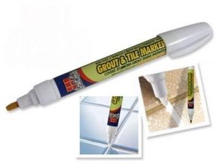 100% New Grout Aide Grout & Tile Marker Pens covers 175 white
