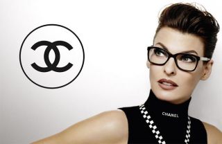 Chanel Women Wayfarer Eyeglasses 3228 Q RX Prescription Ready Black 