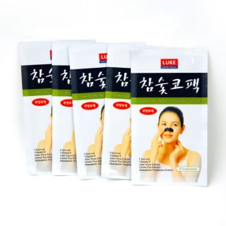 Made in Korea Charcoal Nose pore Cleansing 5 strips blackhead removal