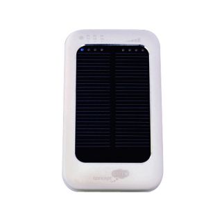 Portable Solar Power USB Charger for Phone MP3 Silver 3600mAh