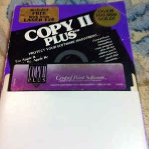 Copy II Plus with Manual for Apple II from Central Point