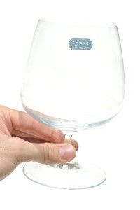 New Durand Crystal Stemware Glasses Chardonnay Cognac Brandy Cristal D 