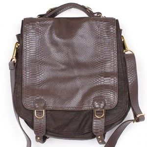 CC Skye Onie Leather Messenger Bag Brown $595