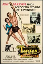 Tarzan, the Ape Man 1959 Original U.S. One Sheet Movie Poster