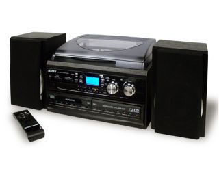 88 jensen 2 disc cd player recorder w cassette turntable