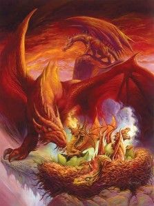 Sunsout Jigsaw Puzzle Hatchlings Jeff Easley Dragons