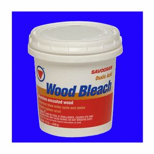 Savogran Wood Bleach 12oz Bleaches Unfinished Stripped Wood Water 