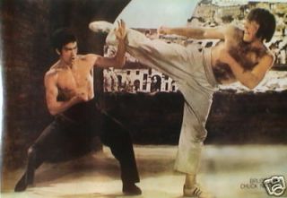 CHUCK NORRIS IN ACTION! FIGHTING & KICKING ASIAN KARATE POSTER