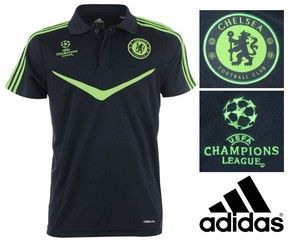 Chelsea Adidas Champions League Polo Shirt Adults New Top Football 