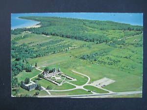 Charlevoix Michigan MI Aerial View Loeb Farm Postcard