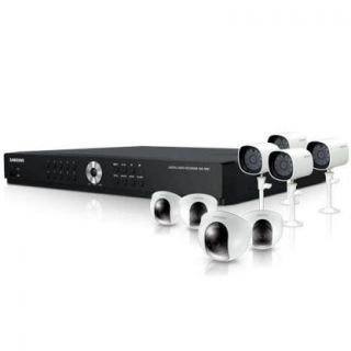 Samsung SDE 5001 16 Channel DVR Security System (Includes 8 Cameras 
