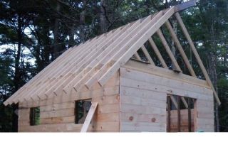   Frame Your Own Wood Rafter Gable Roof with Center Ridge Board