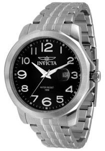 Mens Invicta II Stainless Steel Calendar Dial Watch