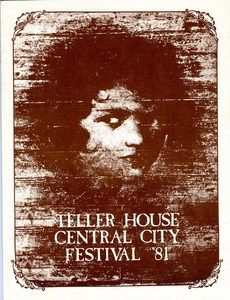 Teller House Menu Central City Festival 1981 Colorado Face on the Bar 