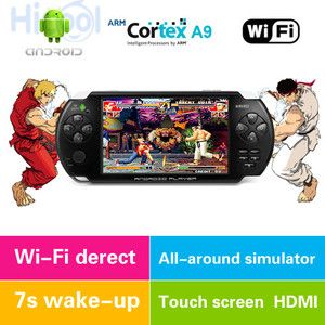 2012 Cheap 5 psp Super Android2 3 game console wifi direct Fight Touch 