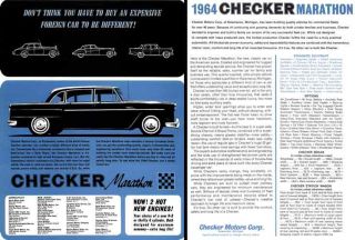 Checker Marathon 1964 DonT Think You Have to Buy An Expensive Foreign 