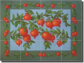 Poole Kitchen Fruit Still Life Ceramic Tile Mural Art
