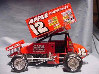   HODNETT APPLE CHEVROLET ACTION SPRINT CAR RACING GMP CHEVY XTREME 1:18