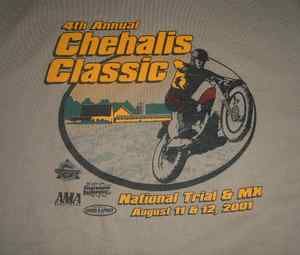 Vintage 2001 Chehalis Motocross MX Moto Cross T Shirt L Motorcycle 