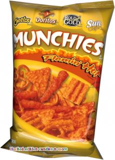 Bag Munchies Flamin Hot Mix Doritos Sun Chips Cheetos